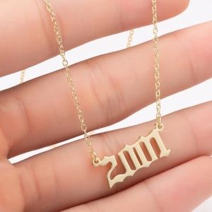 2001 Gold Fashion Necklace
